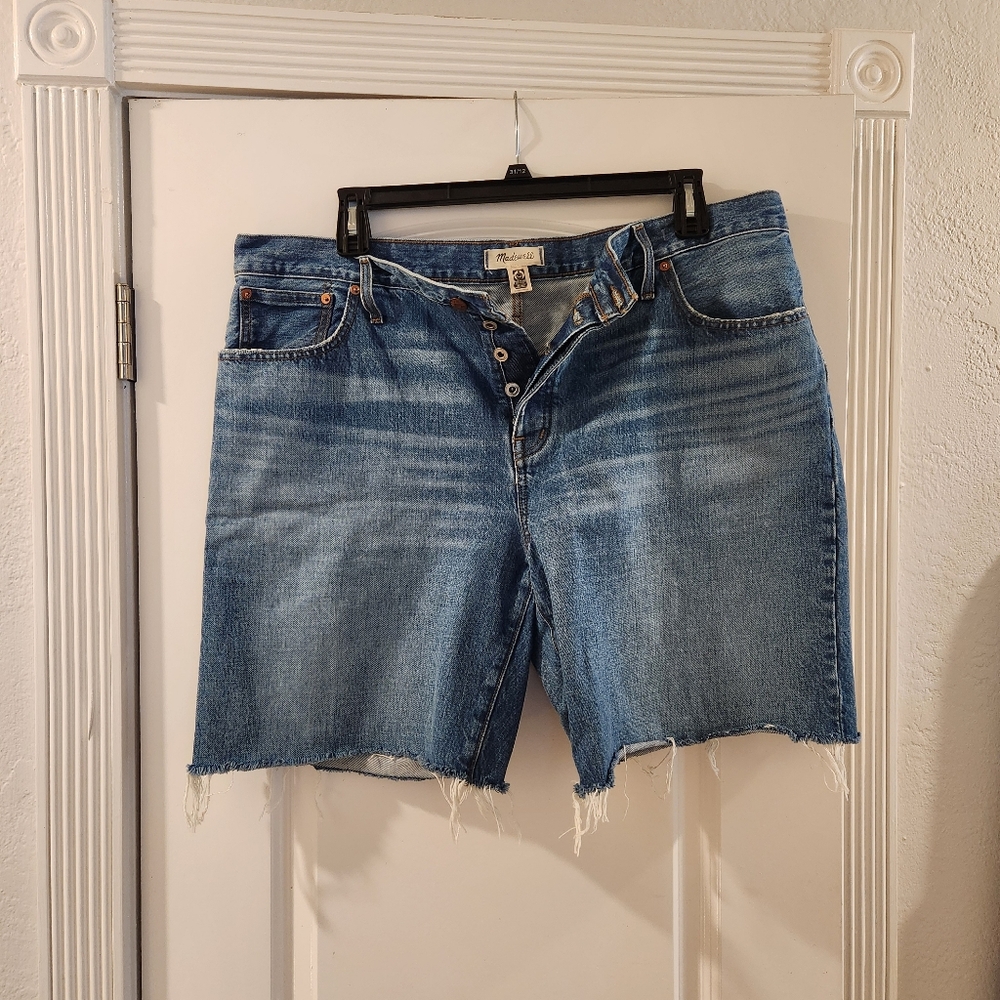 Madewell Long Denim Shorts